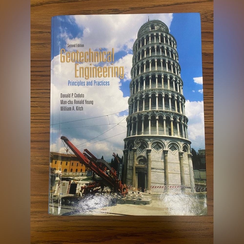 Geotechnical engineering textbook